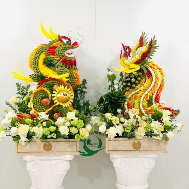 Tráp Long Phụng lễ cưới